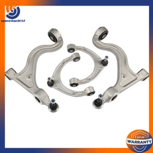 4PCS Front Upper Lower Control Arms Set For 2010 2011 2012 2013 Porsche Panamera - Picture 1 of 12