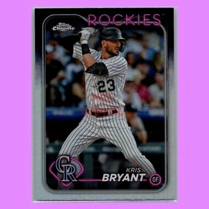 Tarjeta de béisbol Topps cromada 2024 Kris Bryant #179 refractor - Colorado Rockies - Imagen 1 de 2