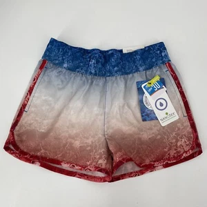 Girls O’rageous Size S Swim Cover Shorts Americana Forth of July Patriotic - Picture 1 of 3