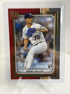BOBBY MILLER RC *2023 Topps Museum Collection Ruby Parallel /50 #22 🔥 - Picture 1 of 2
