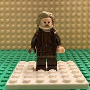 LEGO Star Wars Old Luke Skywalker sw1039 Dark Brown Robe Advent 75245 - Picture 1 of 4