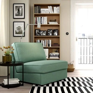 IKEA KIVIK 1-Seat Sofa-Bed Cover - Tallmyra Light Green - 005.578.95 - Washable - Picture 1 of 7
