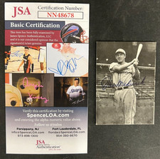 Joe Medwick Signed 1972 TCMA Card JSA Cert MLB Cardinals HOF! (d.1975!) RARE HOF