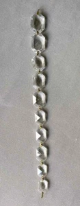 Rara Vintage Totalmente Nueva Tira de Cristal Waterford Original con 10 Prismas - Imagen 1 de 6