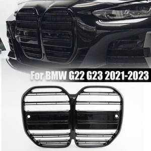 Rejilla delantera estilo CLS negro brillante para BMW Serie 4 2021-2023 G22 G23 430i M440i - Imagen 1 de 10