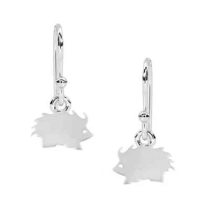 Pendientes De Erizo De Plata 925 Símbolo Joyería NUEVO - Imagen 1 de 3