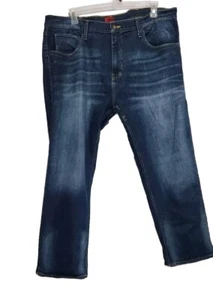 Size 44X30 Men's Foundry Flex Denim Straight Leg Blue Jeans Dark Wash - Picture 1 of 16