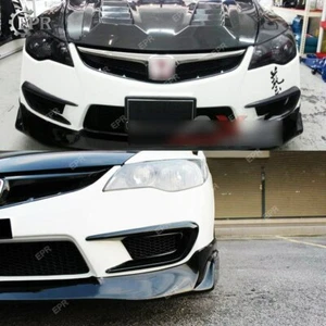 For Honda Civic FD2 Carbon Fiber Front Bumper Air Vents Duct Bodykits 2pcs - Picture 1 of 12