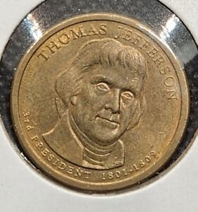  RARE🪙1801-1809 Thomas Jefferson Presidential Dollar Coin  United States USA