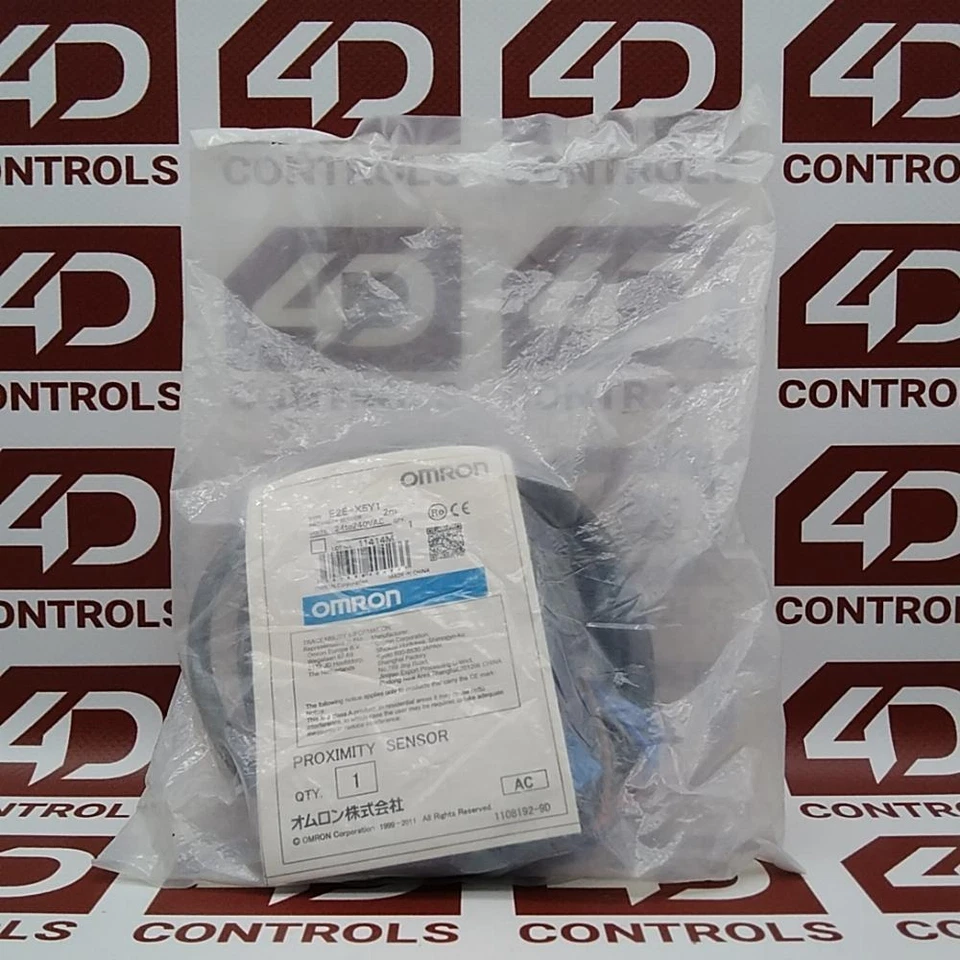 E2E-X5Y1 | Omron | Proximity Sensor, Range: 5mm, 24-240VAC, N.O., Opened (NSO) - Image 1 of 1