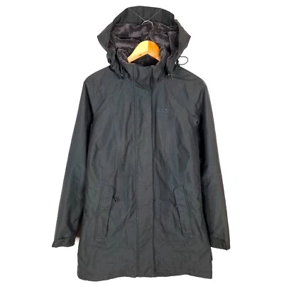 JACK WOLFSKIN Women Jacket Size S TEXAPORE Insulated Hooded Grey Polyester - Image 1 of 4