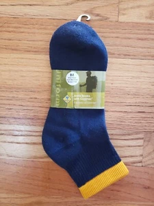 YOUTH BOY SCOUT OFFICIAL CUB UNIFORM NAVY ANKLE SOCKS M 6-8.5 SHOE SIZE - Picture 1 of 3