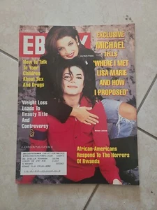 Ebony Magazine Exclusive Micheal Jackson/Lisa Marie October 1994 Pre-owned - Picture 1 of 2
