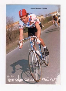 Foto JORGEN MARCUSSEN Team Termolan Galli Ciclismo 1982 Fotografia cartolina - Picture 1 of 1