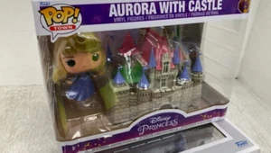Funko Pop! Town Disney Prinzessin Aurora mit Schloss #29 - Brandneu in Verpackung - Bild 1 von 4