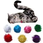 5CM Tinsel Balls Gilter Cat Sparkle Balls Colorful Interactive Ball Toys