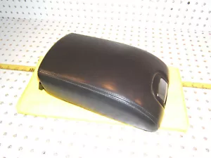 Jaguar XJ8 2004 Vanden Plas sedán asiento delantero centro negro bonito genuino 1 reposabrazos - Imagen 1 de 12