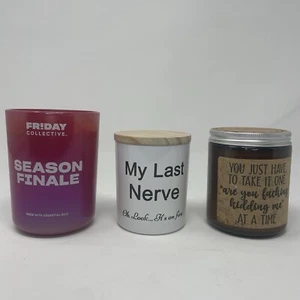BOGO 3 for price of 1 Funny Candles My Last Nerve Season Finale F*cking Kidding - Picture 1 of 9