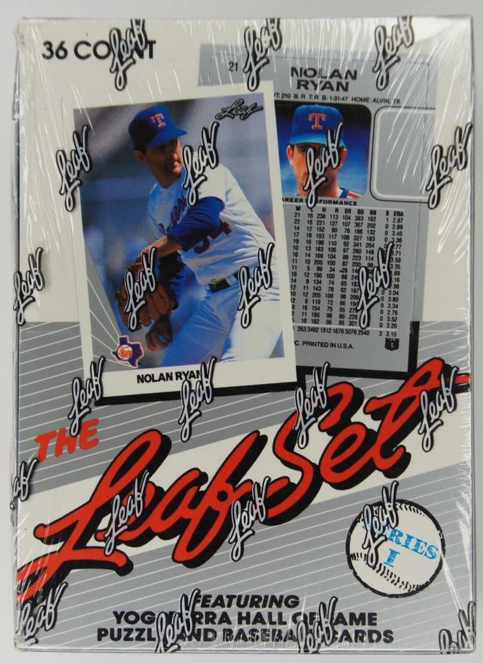 1990 Leaf Series 1 Baseball Wax Box