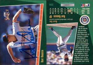 Kurt Knudsen Signed 1993 Select #306 Card Detroit Tigers Auto AU