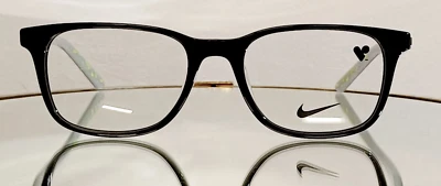 Original NIKE 5546 001 Anteojos NEGROS Nuevo Plástico 49-17-135 NIÑOS Foto 1 de 4