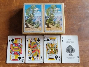 Congress 606 Conasta-Grand Canyon-Yavapai Point 1946 Double Deck Playing Cards - Picture 1 of 7
