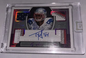 2018 Panini One Ty Law Patch Auto Relic /25 Sealed Card New England Patriots NFL - Picture 1 of 3