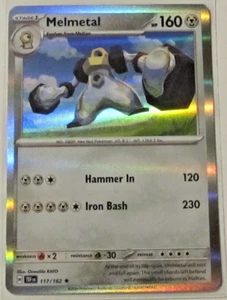 1 POKEMON KARTE TCG/MELMETAL/117/162/HOLO/RARE/2024 ** SAMMLERSTÜCK ** - Bild 1 von 2