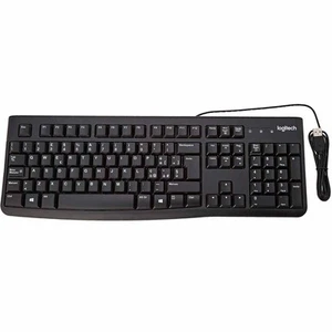 Logitech K120 Wired USB Italian Keyboard Layout ITA IT Computer Refurbished - Picture 1 of 4