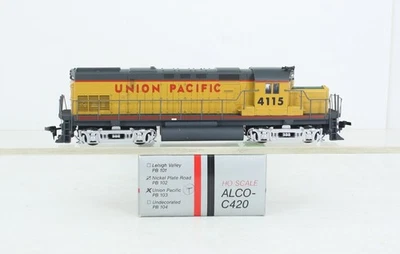 HO Scale MRC Lima Union Pacific Alco C-420 Diesel Locomotive UP 4115 - Image 1 of 4