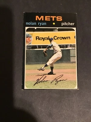 1971 Topps Nolan Ryan #513 EX OC Mets - Image 1 of 2