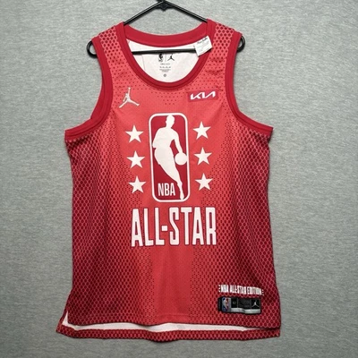 New Jordan NBA 75th Anniversary Atlanta Hawks Trae Young All Star Jersey Men 52 - Image 1 of 4