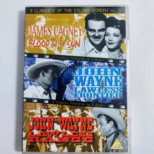 3 Classics of the Silver Screen Vol 5 James Cagney John Wayne Blood on the Sun  - Picture 1 of 7