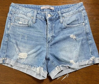 Pantalones Cortos Joes Jeans Para Mujer 27 Corte Jean Puños Denim Lavado Medio Foto 1 de 4