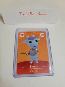 !SUMMER SALE! SHERB # 425 Animal Crossing Amiibo Card SERIES 5 MINT!!! - Picture 1 of 1