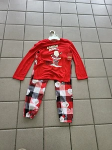NWT Girls Small (7) Christmas Pajamas Santa Coming Soon! To A Chimney Near You! - Picture 1 of 6