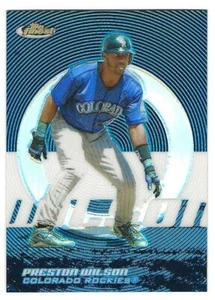 2005 Topps Finest Blue Refractor #118 Preston Wilson Colorado Rockies #/299 BV$2 - Picture 1 of 1