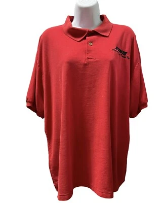 Винтажный гранж рубашка-поло красный Sonic размер XL костюм кино - Изображение 1 из 4