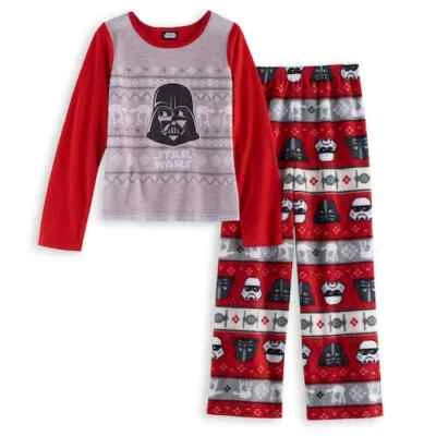 NWT~ Girl Size 6 Star Wars Darth Vader & Stormtrooper Top & Bottoms Pajama Set - Image 1 of 4