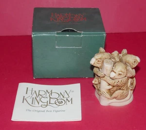 HARMONY KINGDOM * Family Tree Figurine / Trinket Box * Koala Bears * TJKO * - Picture 1 of 9
