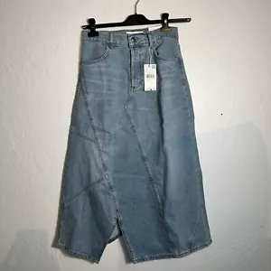 Mango MNG Denim Mid-Waist Long Skirt. NWT✅ Size XS (226) - Picture 1 of 11