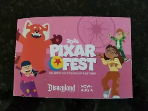 Disneyland Pixar Fest 2024 Magic Kingdom 2024 Exclusive Promotional Mailer - Picture 1 of 5