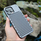 For iPhone 14 ProMax Aluminum Metal Case Hollow Honeycomb Heat Dissipation Cover