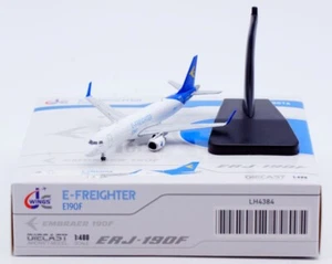 Modelo de avión a reacción diecast 1:400 JC Wings Embraer E190 E-Freighter N986TA - Imagen 1 de 15