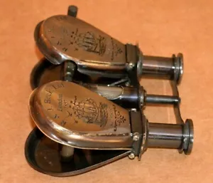 Antiguo monocular monocular de latón marítimo de colección monocular de vidrio espía náutico - Imagen 1 de 4