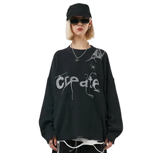 Suéter Niepce Spider Tejido Gótico Streetwear Mangas Largas Pullover - Imagen 1 de 26