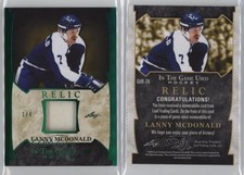 2022-23 Leaf ITG Used Game Relics Green Spectrum /4 Lanny McDonald #GUR-20 HOF