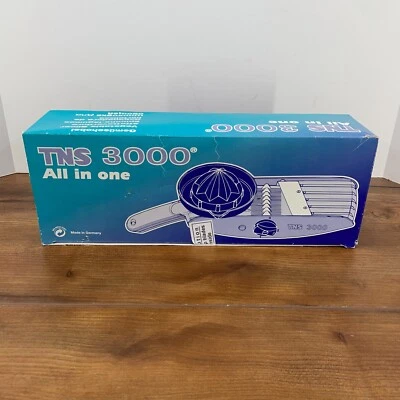 Cortadora de mandolina todo en uno TNS 3000 cortadora de alimentos vegetales naranja nueva caja abierta Foto 1 de 4