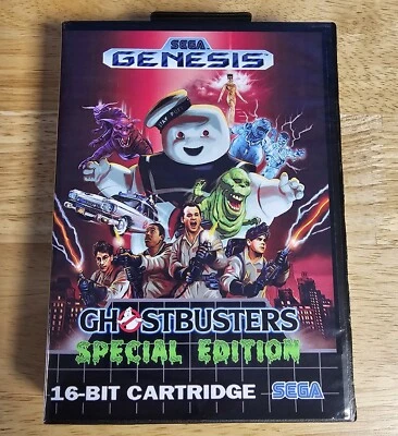 GHOSTBUSTERS SPECIAL EDITION v2.0 16 Bit Game & Case For Sega Genesis Mega Drive - Image 1 of 4