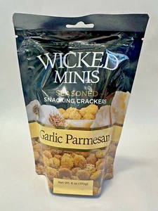 Wicked Minis, 6oz Garlic Parmesan Crackers - Picture 1 of 3